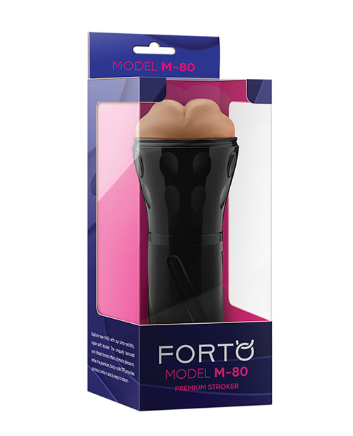 Forto Forto Model M-80 Hard-Side Mouth Masturbator - Tan