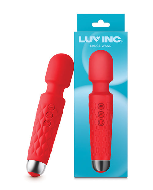 Luv Inc. Luv Inc. 8" Large Wand - Red