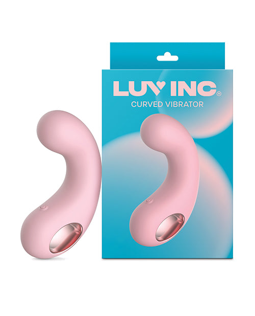 Luv Inc. Luv Inc. Curved Vibrator - Light Pink