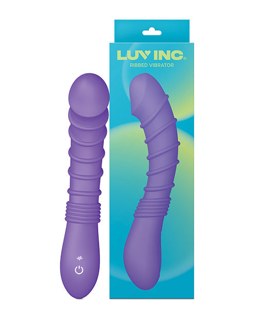 Luv Inc. Luv Inc. Ribbed G-Spot Vibrator - Purple