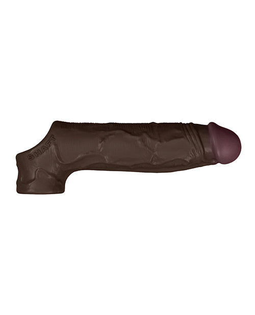 Shaft Shaft Model F Flexskin Liquid Silicone 8.8" Sheath - Mahogany