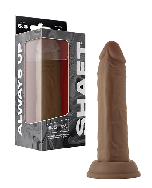 Shaft Shaft Model J Liquid Silicone 6.5" Dong - Oak