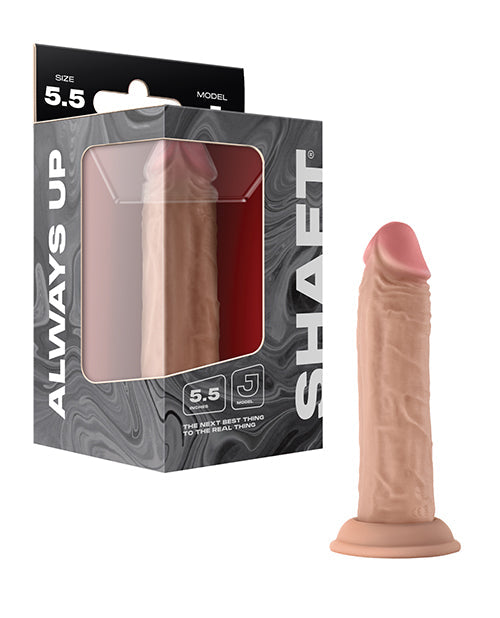 Shaft Shaft Model J Flexskin Liquid Silicone 5.5" Dong - Pine