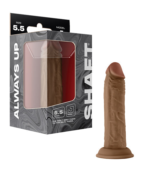 Shaft Shaft Model J Flexskin Liquid Silicone 5.5" Dong - Oak