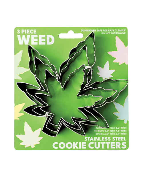 Sleazy Greetings Cookie Cutter Sets - 3 pc Weed