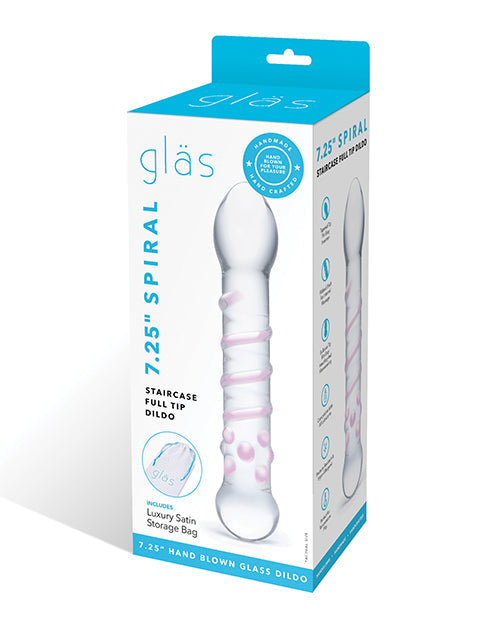 Glas Glas Spiral Staircase Full Tip Glass Dildo