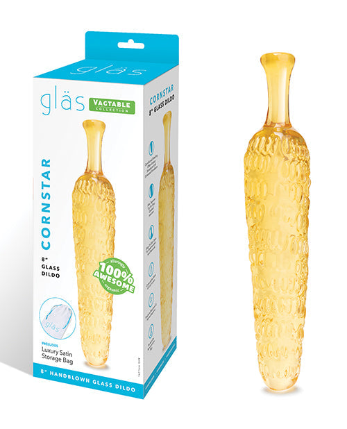 Glas Glas 8" Dildo Cornstar