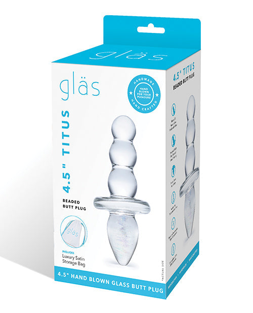 Glas Glas Titus Beaded Glass Butt Plug