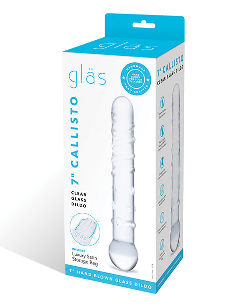 Glas Glas Callisto Glass Dildo - Clear