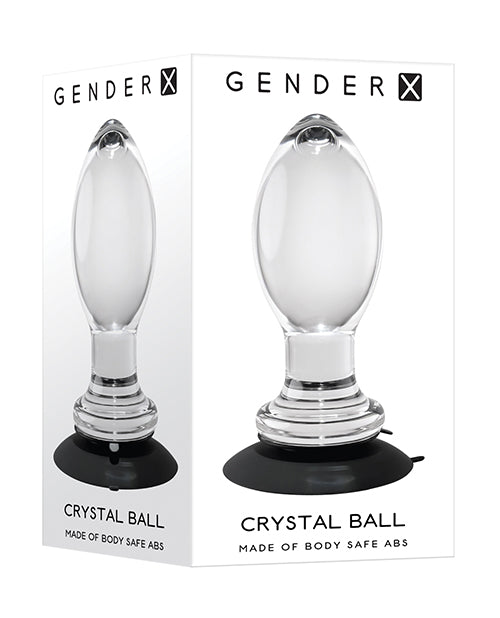 Gender X Gender X Crystal Ball Plug w/Suction Cup - Clear