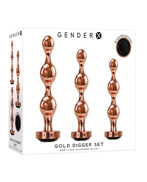 Gender X Gender X Gold Digger Set - Rose Gold/Black