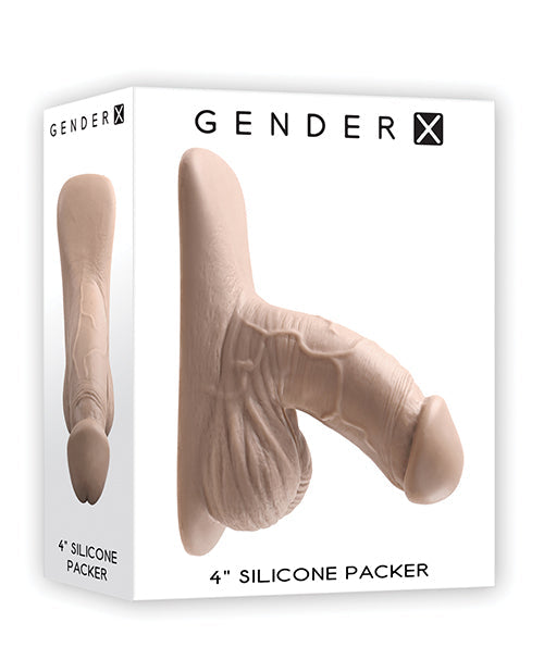Gender X Gender X 4" Silicone Packer - Ivory
