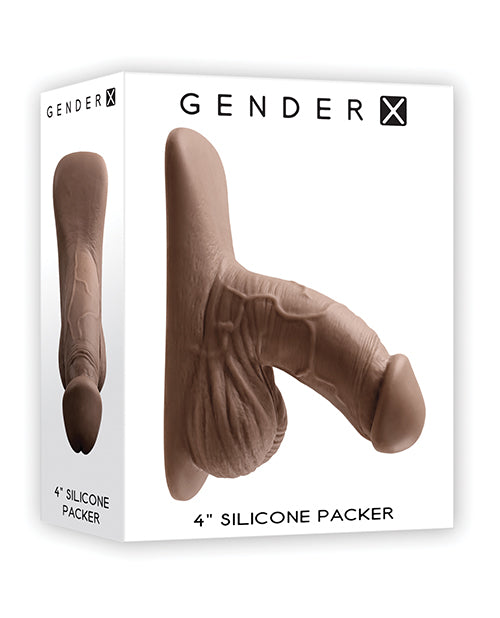 Gender X Gender X 4" Silicone Packer - Dark