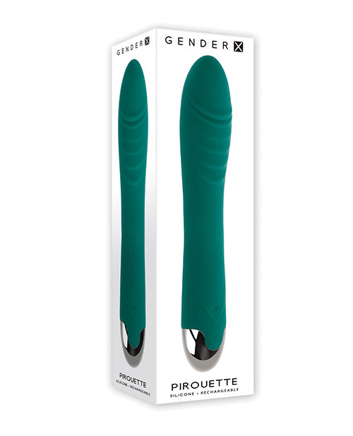 Gender X Gender X Pirouette Twirling Vibrator - Teal