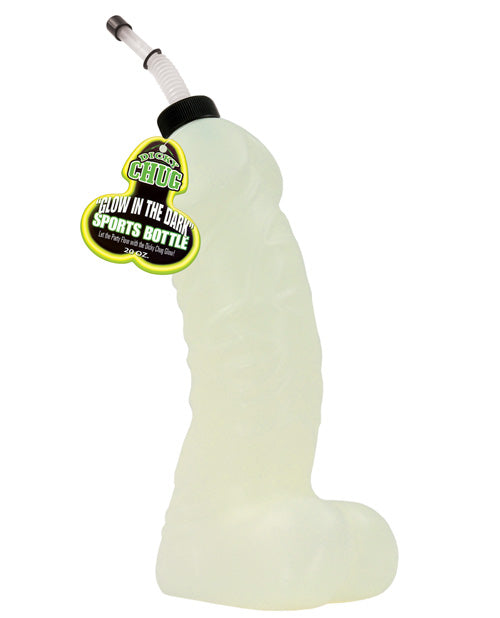 Hott Products Dicky Chug Big Sports Bottle - 20 oz Glow in the Dark