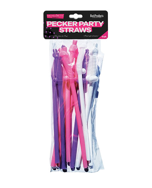 Bachelorette Party Bachelorette Party Flexy Super Straw - Pack of 10
