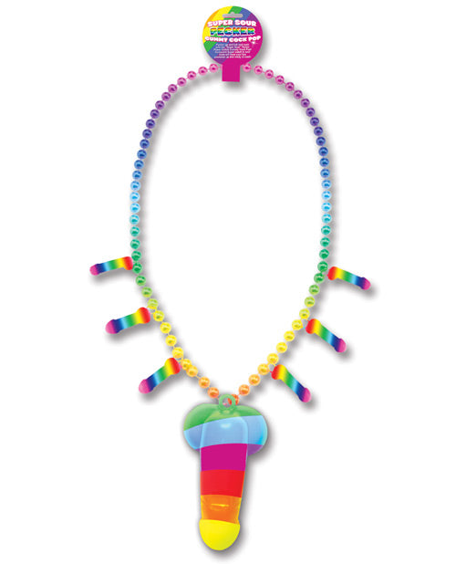 Hott Products Rainbow Pecker Whistle Necklace