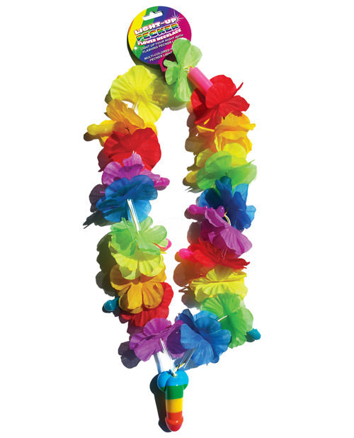 Hott Products Rainbow Light Up Flower Pecker Necklace