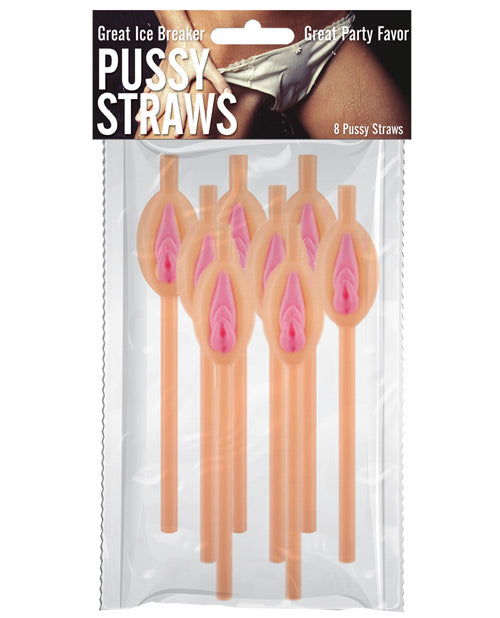 Hott Products Pussy Straws - Pack of 8