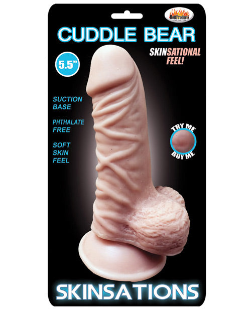 Skinsations Skinsations Cuddle Bear 5.5" Dildo