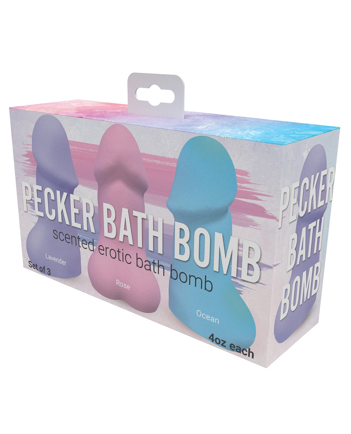 Hott Products Pecker Bath Bomb - Pack of 3
