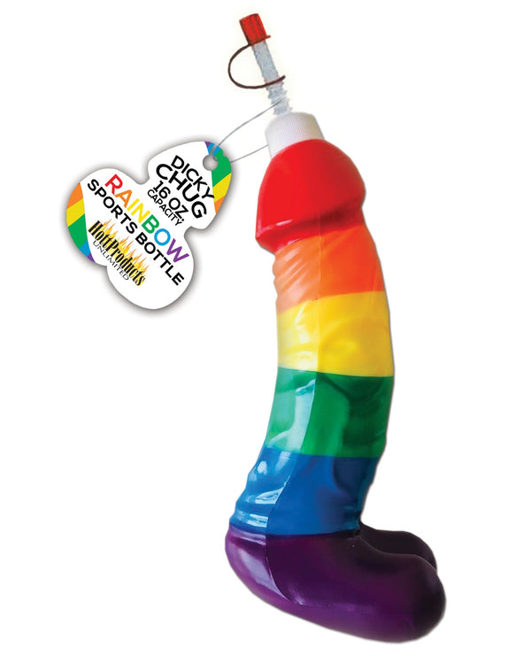 Hott Products Rainbow Dicky Chug Sports Bottle