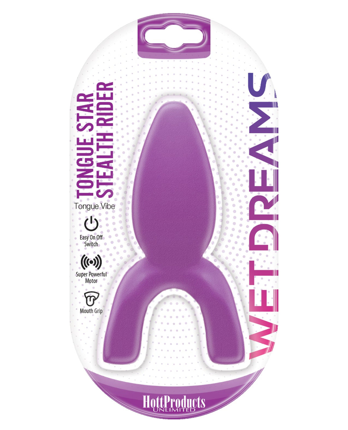 Wet Dreams Wet Dreams Tongue Star Stealth Rider Vibe - Purple