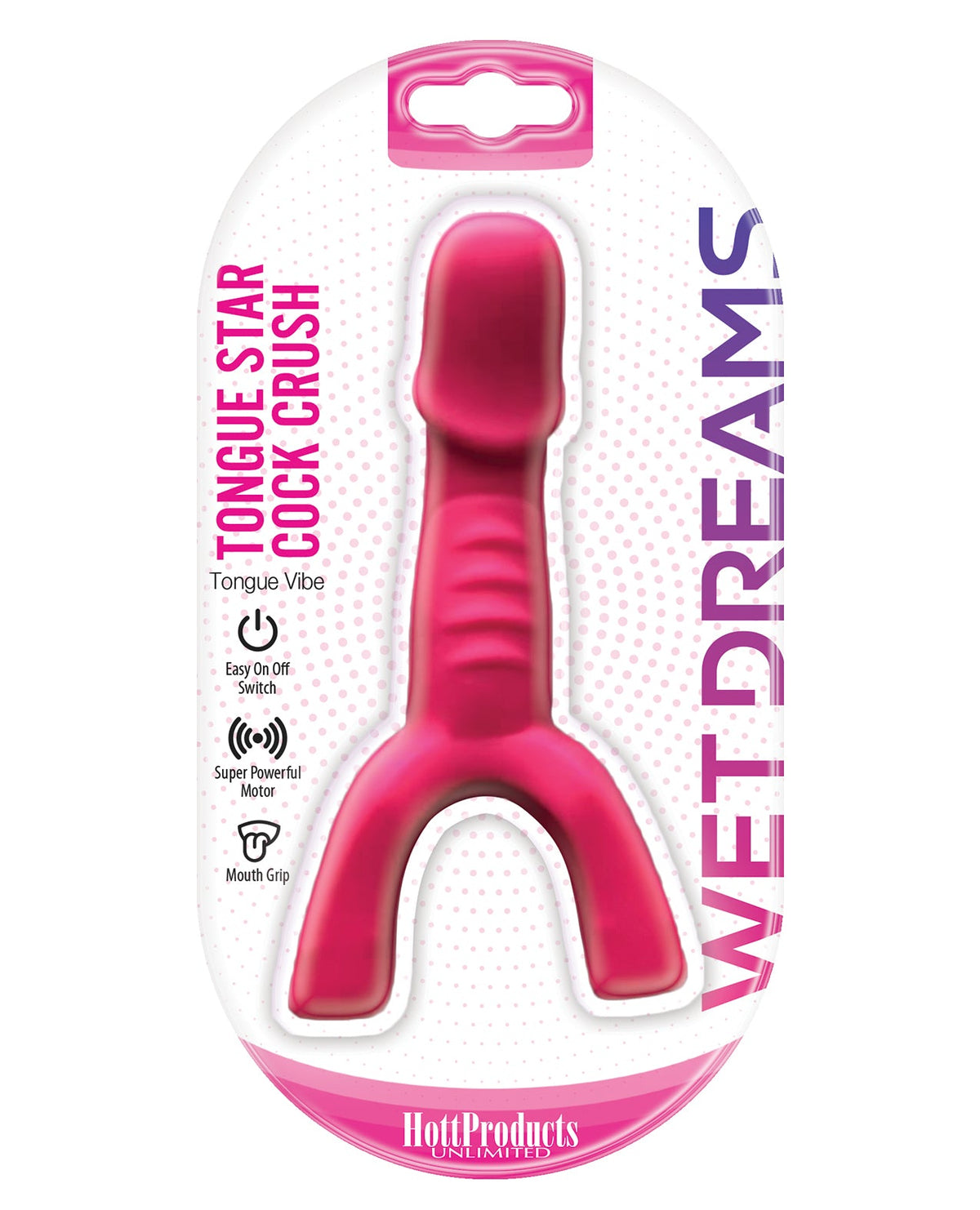 Wet Dreams Wet Dreams Tongue Star Cock Crush Vibe - Pink