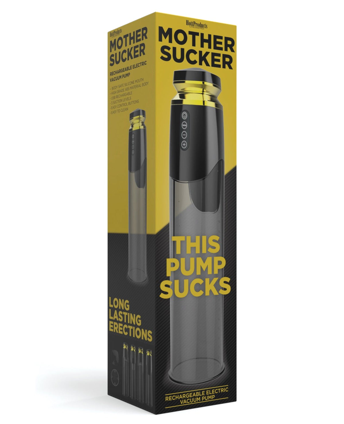 Hott Products Mother Sucker Penis Pump Rechargeable
