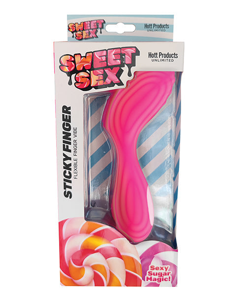 Sweet Sex Sweet Sex Sticky Finger Flexible Finger Vibe - Magenta