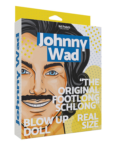 Hott Products Johnny Wad w/Large Penis Blow Up Doll