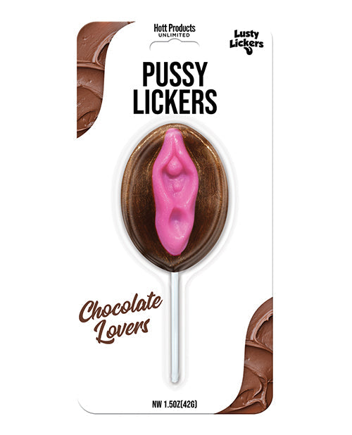 Hott Products Lusty Lickers Pussy Pop - Chocolate Lovers
