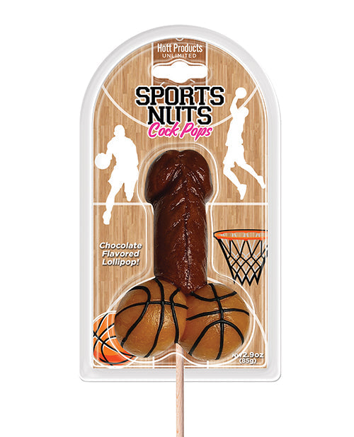 Hott Products Sports Nuts Cock Pop Basketballs - Chocolate