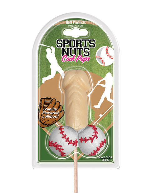 Hott Products Sports Nuts Cock Pop Baseballs - Vanilla