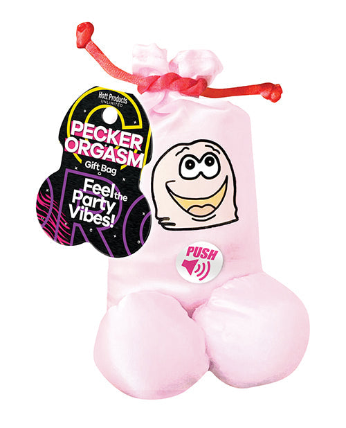 Hott Products Pecker Orgasm Gift Bag - Pink