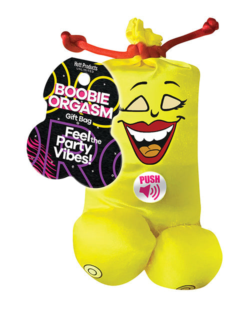 Hott Products Boobie Orgasm Gift Bag - Yellow