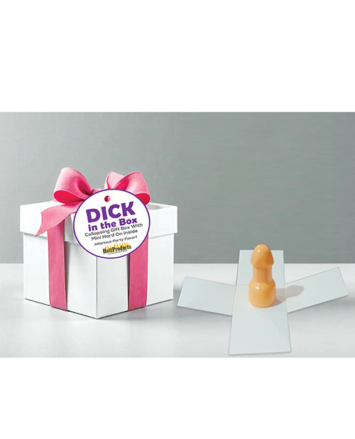 Hott Products Dick in the Box - Collapsing Gift Box w/Mini Dick Inside
