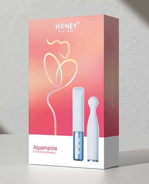 Honey Play Box The Naughty Collection Interchangeable Heads Vibrator - Blu Bundle