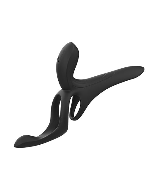Honey Play Box Pleasure Pivot App-Controlled Couples Vibrators - Black