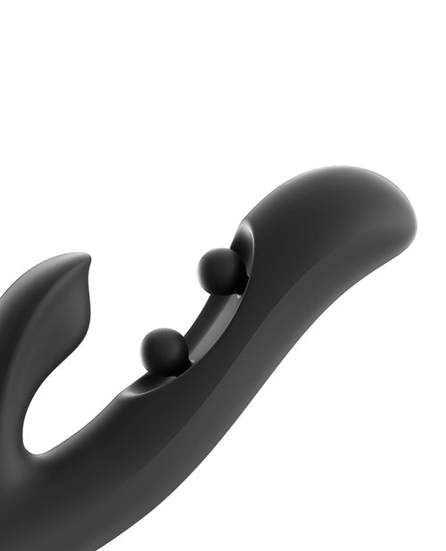 Honey Play Box GEM Twin Balls Rabbit Vibrator - Black