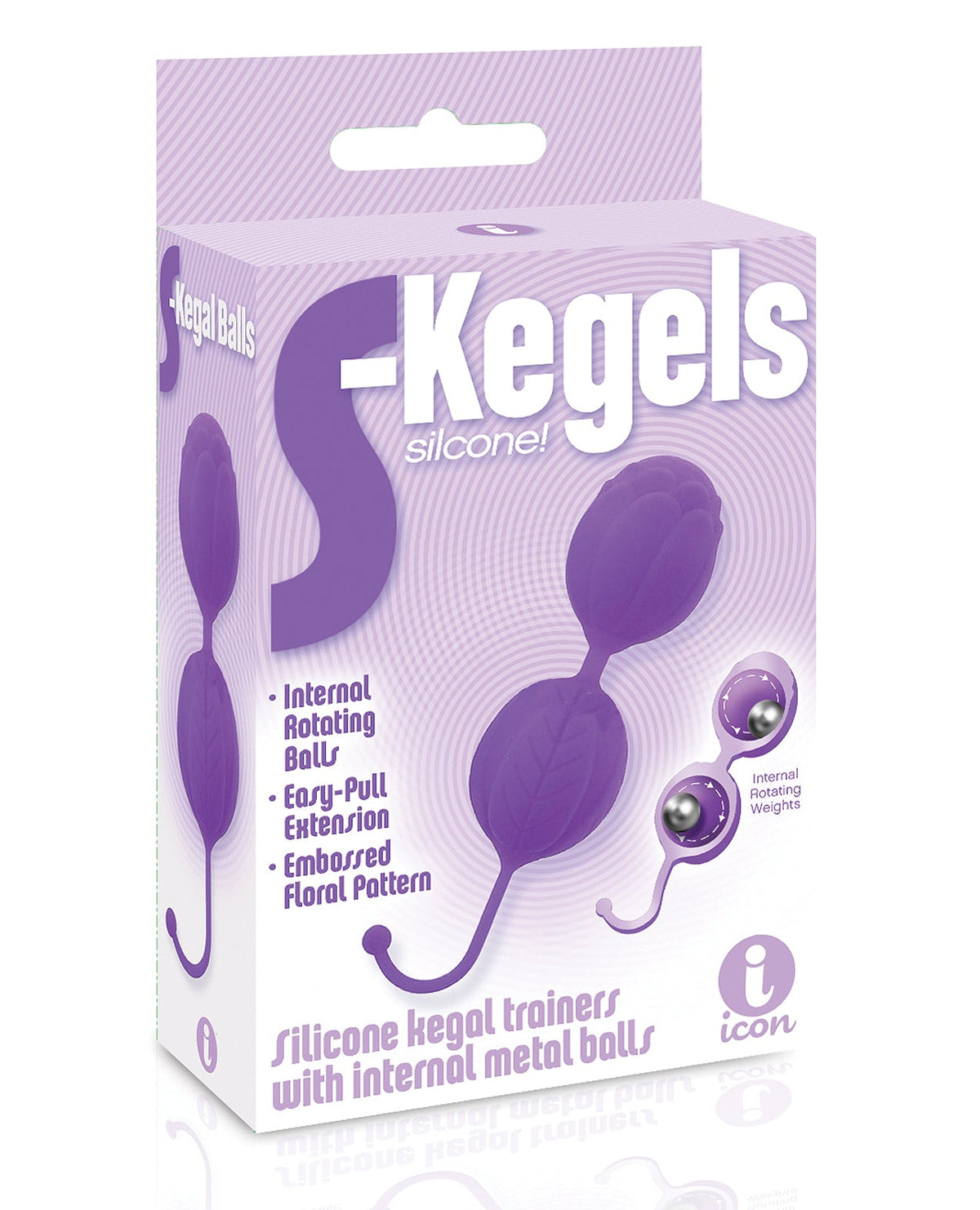 The 9s The 9's S-Kegels Silicone Balls - Purple