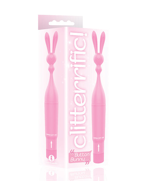 The 9s The 9's Clitterific! Button Bunny Clitoral Stimulator - Pink