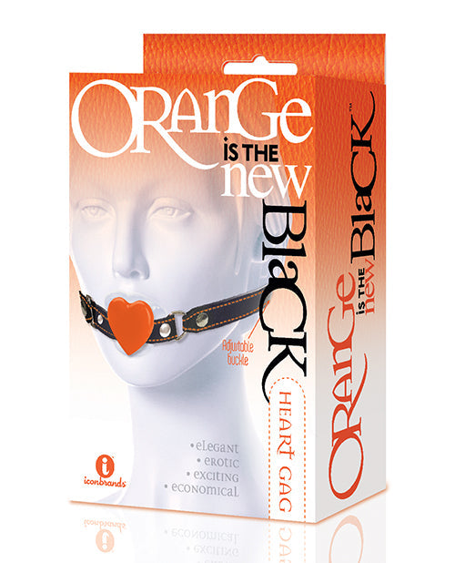 The 9s The 9's Orange is the New Black Silicone Heart Gag