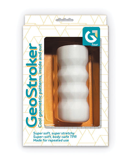 GeoStroker GeoStroker Four 5" Ultra-Soft Stroker - White