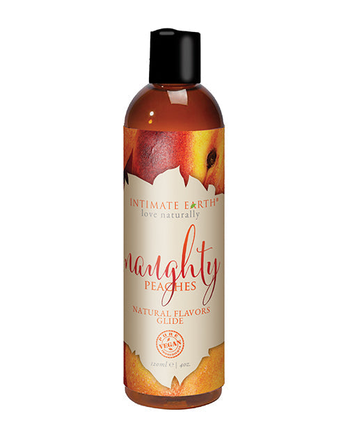 Intimate Earth Intimate Earth Natural Flavors Glide - 120 ml Naughty Peaches