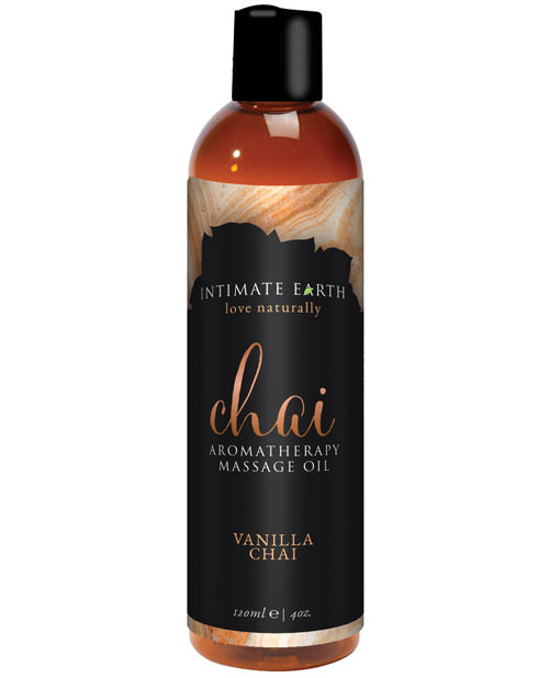 Intimate Earth Intimate Earth Chai Massage Oil - 120 ml Vanilla & Chai