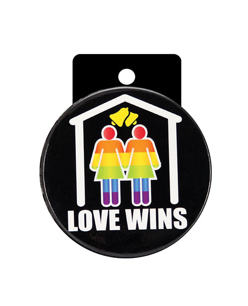Kalan 3" Button Female - Love Wins