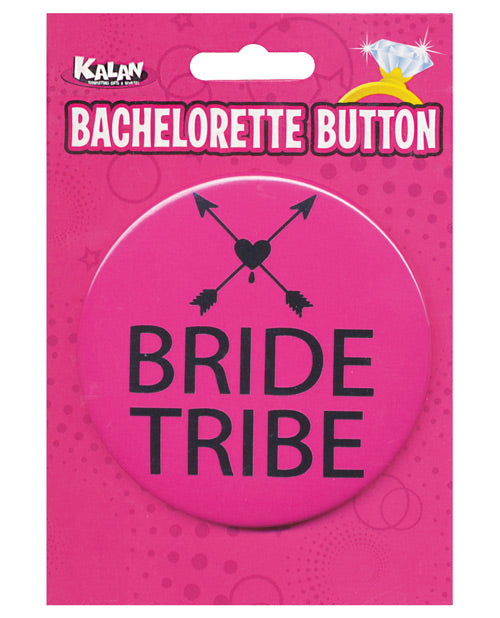 Kalan Bachelorette Button - Bride Tribe Pink/Black
