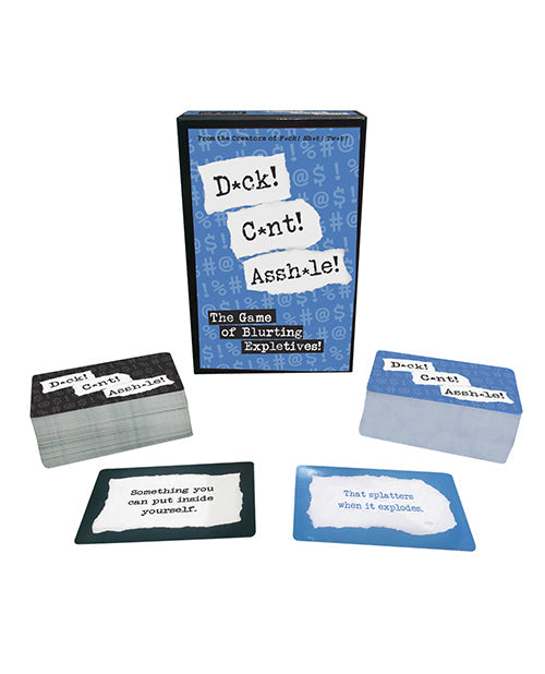 Kheper D*ck! C*nt! Assh*le! - The Game of Blurting Expletives