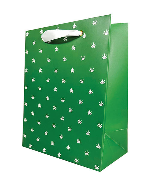 Kush Kards Polka Pot Gift Bag - Green/White